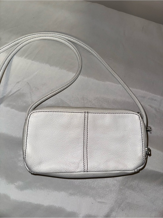 Tignanello Handbags - Classic White Leather Crossbody Bag